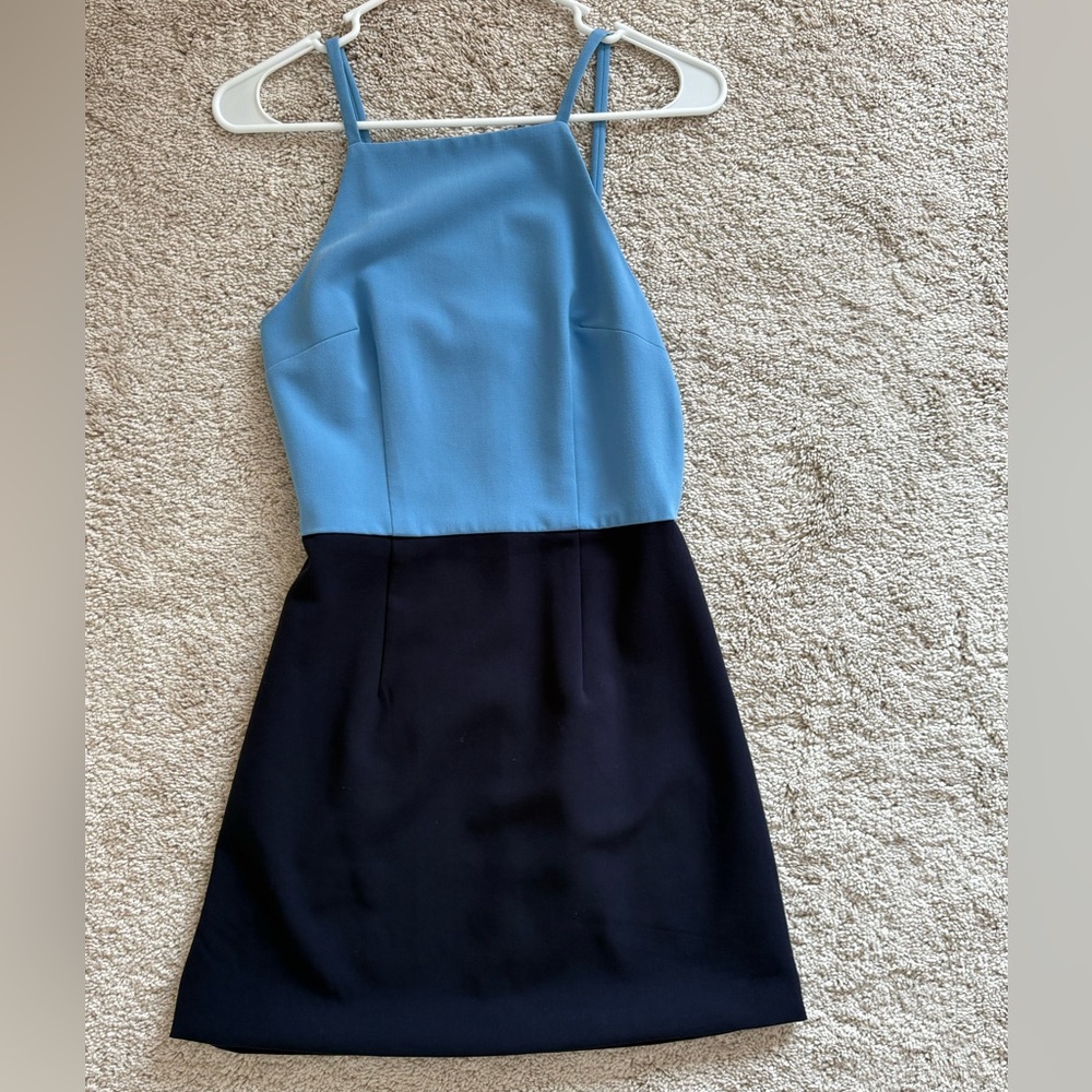 French Connection Blue Strappy mini dress